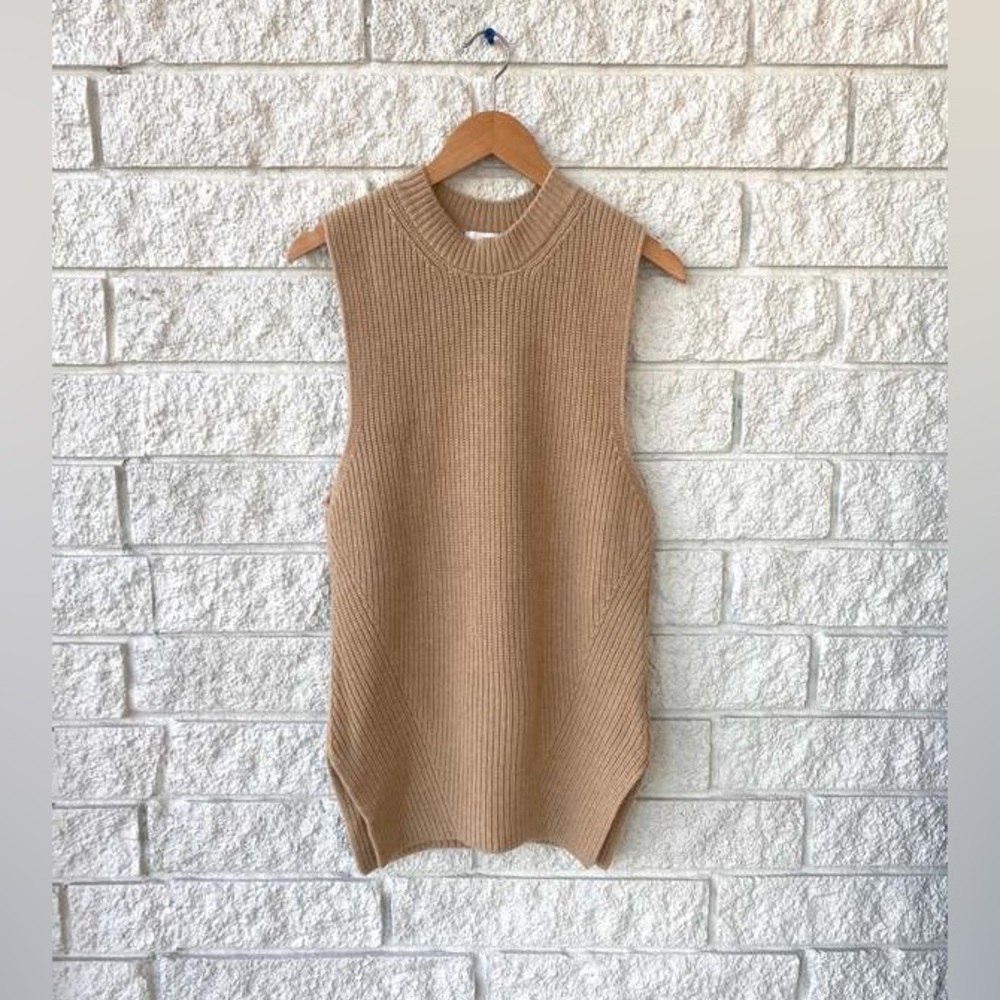 NWT Nanushka Leela Vest - Camel XS